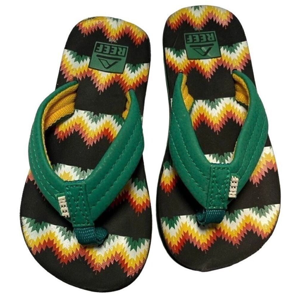 Reef NWOT youth multicolored, flip-flop/sandal, size 8